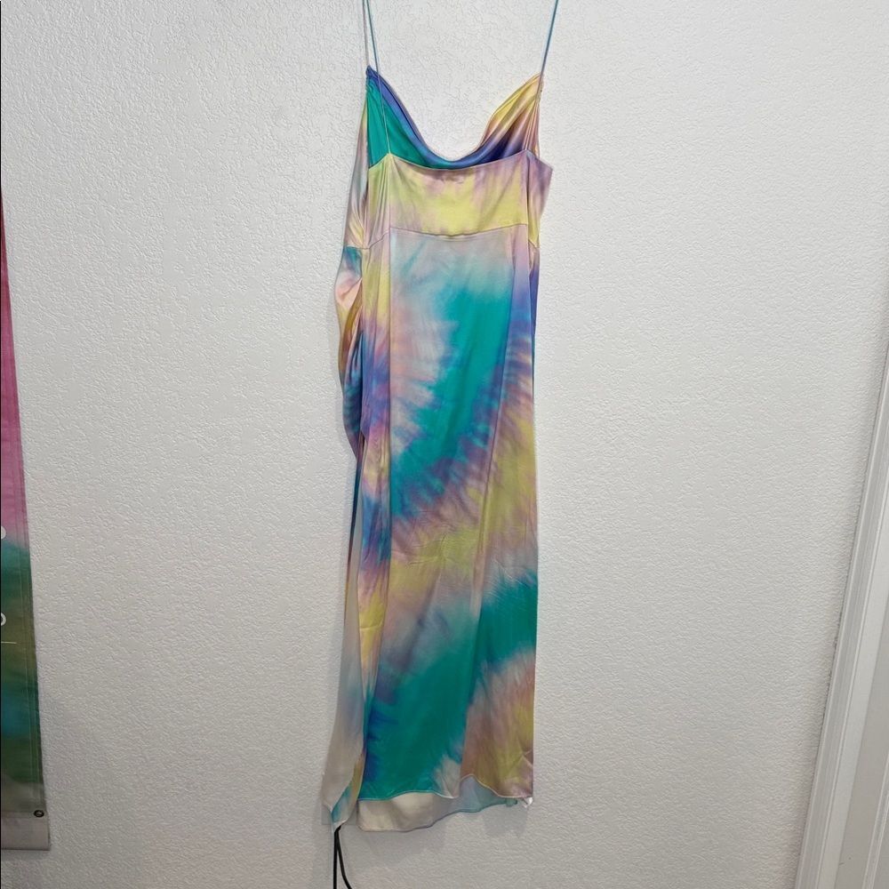Retrofete Marlene Dress in Multi Tie Dye XL - Picture 7 of 15